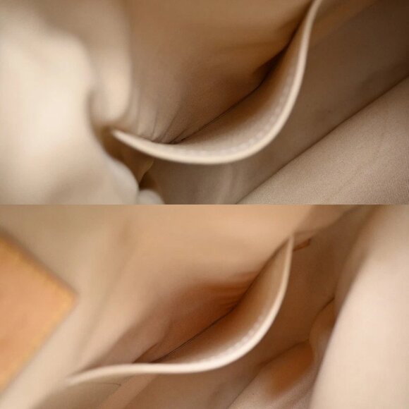 LOUIS VUITTON Siracusa PM Shoulder Bag Damier Azur Leather White - Picture 11 of 14